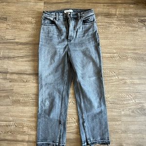 Abercrombie curve love ankle straight jeans!